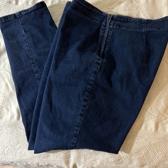 Talbots Heritage side zip ankle dark jeans - Picture 3 of 4